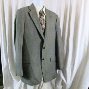 Allan Flusser Blazer 42 Long 2 Button Wool